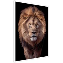 Quadro Decorativo Leão Judá Moldura Cx Alta 40x60 Quadro Decorativo Leão Judá Moldura Cx Alta 40x60
