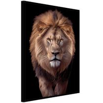 Quadro Decorativo Leão Judá Moldura Cx Alta 40x60 Quadro Decorativo Leão Judá Moldura Cx Alta 40x60