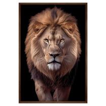 Quadro Decorativo Leão Judá Moldura Cx Alta 40x60 Titulo Moldura Madeira Quadro Decorativo Leão Judá Moldura Cx Alta 40x60 Titulo Moldura Madeira