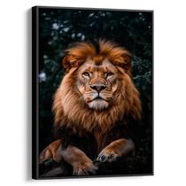 Quadro decorativo Leão na Floresta - Art Canvas Quadro decorativo Leão na Floresta - Art Canvas