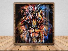Quadro decorativo leão Quadro decorativo leão