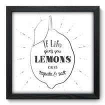 Quadro Decorativo - Lemons - 33cm x 33cm - 059qdrp