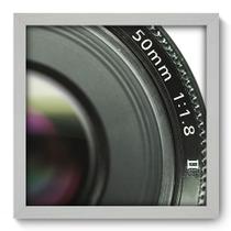 Quadro Decorativo - Lente - 33cm x 33cm - 016qndbb