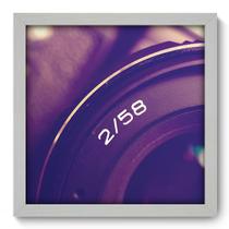 Quadro Decorativo - Lente Vintage - 33cm x 33cm - 106qdvb