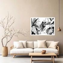 Quadro Decorativo Leopardo PeB - 50x70cm Quadro Decorativo Leopardo PeB - 50x70cm