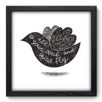 Quadro Decorativo - Let it Fly - 33cm x 33cm - 043qdrp