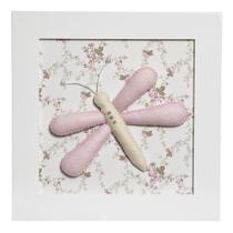 Quadro Decorativo Libélula Quarto Bebê Infantil Menina