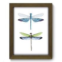 Quadro Decorativo - Libélulas - 19cm x 25cm - 089qdsm