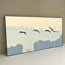 Quadro decorativo Liberdade - Aves voando no céu azul Quadro decorativo Liberdade - Aves voando no céu azul