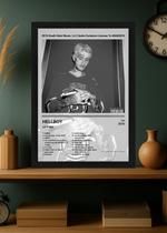 Quadro Decorativo Lil Peep HELLBOY (B&W) Com Vidro e Moldura Tamanho:21cm x 30cm (A4) Quadro Decorativo Lil Peep HELLBOY (B&W) Com Vidro e Moldura Tamanho:21cm x 30cm (A4)