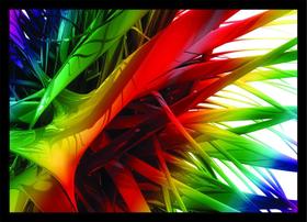 Quadro Decorativo Linhas Abstrato Salas Decoração