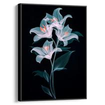 Quadro decorativo Lírios em Raio X