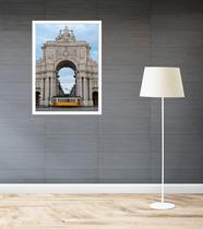 Quadro Decorativo Lisboa Portugal Bondinho - 70X50Cm Quadro Decorativo Lisboa Portugal Bondinho - 70X50Cm