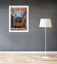Quadro Decorativo Lisboa Portugal Poster - 70X50Cm Quadro Decorativo Lisboa Portugal Poster - 70X50Cm