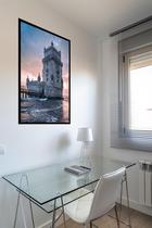 Quadro Decorativo Lisboa Portugal Torre - 70X50Cm Quadro Decorativo Lisboa Portugal Torre - 70X50Cm