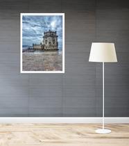 Quadro Decorativo Lisboa Portugal Torre De Belém - 70X50Cm Quadro Decorativo Lisboa Portugal Torre De Belém - 70X50Cm