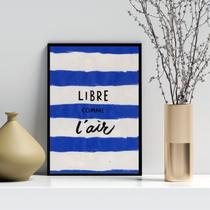 Quadro Decorativo Livre Como o Ar 24x18cm - com vidro