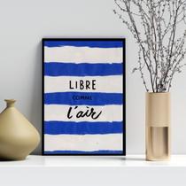 Quadro Decorativo Livre Como o Ar 24x18cm