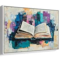 Quadro decorativo Livro em Pintura Quadro decorativo Livro em Pintura