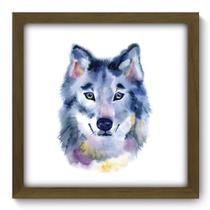 Quadro Decorativo - Lobo - 33cm x 33cm - 193qdsm