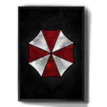 Quadro Decorativo Logo Simbolo Umbrella Resident Evil