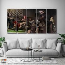 Quadro Decorativo LoL Sinuca Bar 140x65 Quadro Decorativo LoL Sinuca Bar 140x65