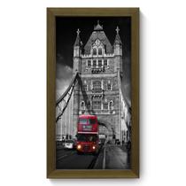 Quadro Decorativo - London Bridge - 19cm x 34cm - 001qdmm
