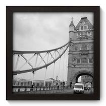 Quadro Decorativo - London Bridge - 22cm x 22cm - 051qnmap
