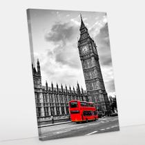 Quadro Decorativo Londres Canvas 50x70 - Foto Paulista