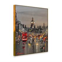 Quadro Decorativo Londres City Toque Elegante e Natural para sua Decoração