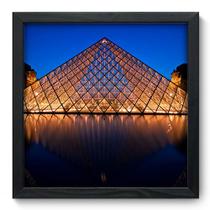 Quadro Decorativo - Louvre - 33cm x 33cm - 039qnmbp