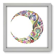 Quadro Decorativo - Lua - 33cm x 33cm - 225qddb