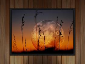 Quadro Decorativo Lua Universo Salas Quartos Decorações Com Moldura Quadro Decorativo Lua Universo Salas Quartos Decorações Com Moldura