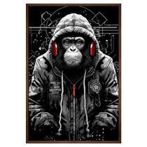 Quadro Decorativo Macaco Estiloso Moldura Cx Alta 40x60 Titulo Moldura Madeira Quadro Decorativo Macaco Estiloso Moldura Cx Alta 40x60 Titulo Moldura Madeira