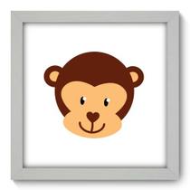 Quadro Decorativo - Macaquinho - 22cm x 22cm - 012qdbb
