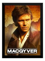 Quadro Decorativo Macgyver Arte Foto Poster Moldurado