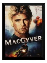 Quadro Decorativo Macgyver Profissao Perigo Poster Moldurado