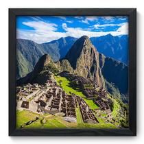 Quadro Decorativo - Machu Picchu - 33cm x 33cm - 077qnmbp Quadro Decorativo - Machu Picchu - 33cm x 33cm - 077qnmbp