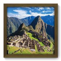 Quadro Decorativo - Machu Picchu - 33cm x 33cm - 236qdmm