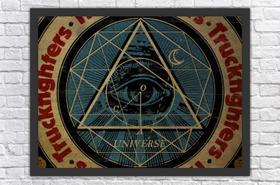 Quadro Decorativo Maçonaria Maçons Illuminati Salas Decorações Com Moldura