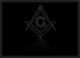 Quadro Decorativo Maçonaria Maçons Templos Místicos Decorações Com Moldura G03