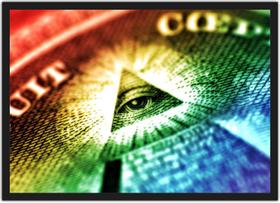 Quadro Decorativo Maçonaria Maçons Templos Místicos Decorações Com Moldura G04