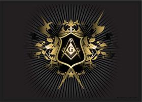 Quadro Decorativo Maçonaria Maçons Templos Místicos Decorações Com Moldura G08