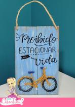 Quadro Decorativo Madeira Pinus com 30cm