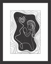 Quadro decorativo Mãe Noite por Lu.Z 45x60cm