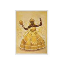 Quadro Decorativo Mamãe Oxum 45X34Cm - Com Vidro