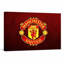 Quadro decorativo Manchester United Futebol com Tela em Tecido Quadro decorativo Manchester United Futebol com Tela em Tecido