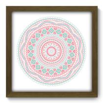 Quadro Decorativo - Mandala - 33cm x 33cm - 108qdbm