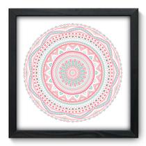 Quadro Decorativo - Mandala - 33cm x 33cm - 110qdbp