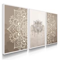 Quadro Decorativo Mandala Com Moldura Quadro Decorativo Mandala Com Moldura